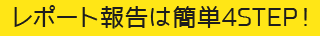 レポート報告は簡単4STEP