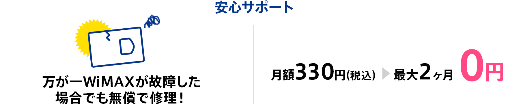 安心の端末保証